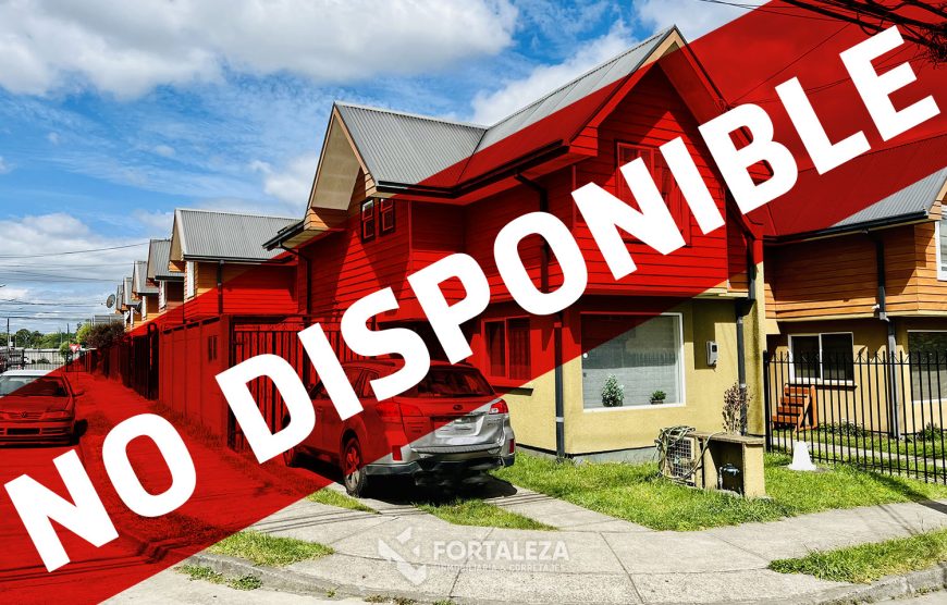 Casa Barrio Vista Volcán, sector Norte Temuco